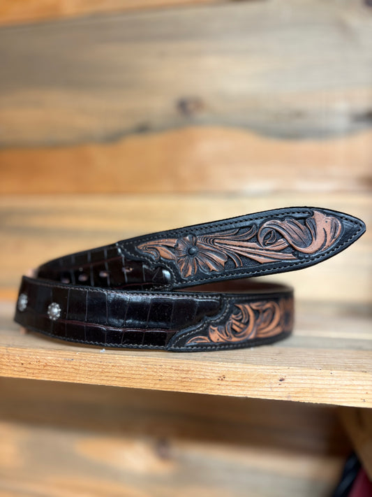 Reverse 3 piece belt