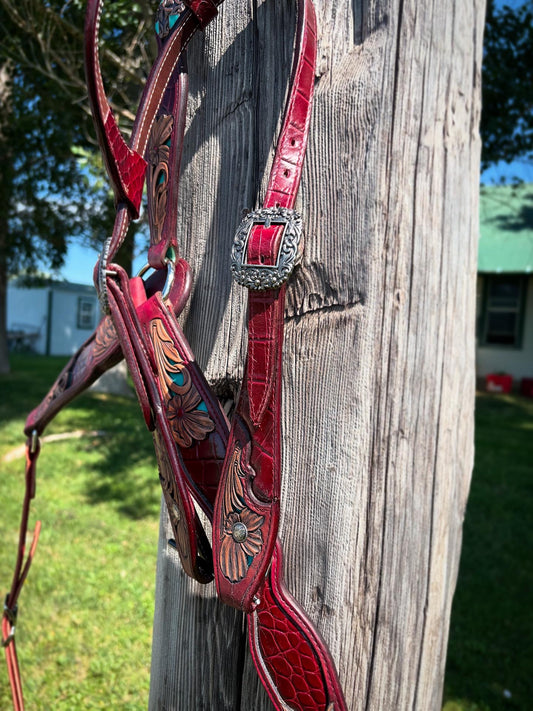 Breastcollar/one ear headstall