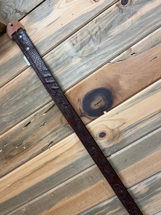 Reverse 3 piece belt